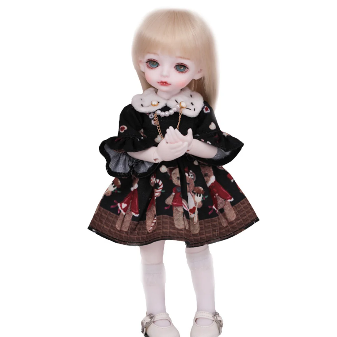 

1/6 BJD/SD Handmade Makeup Dolls Sandy Ball Joints Doll Set with Eyes and Full Costume Fashion Dolls gift - Fair Skin Color