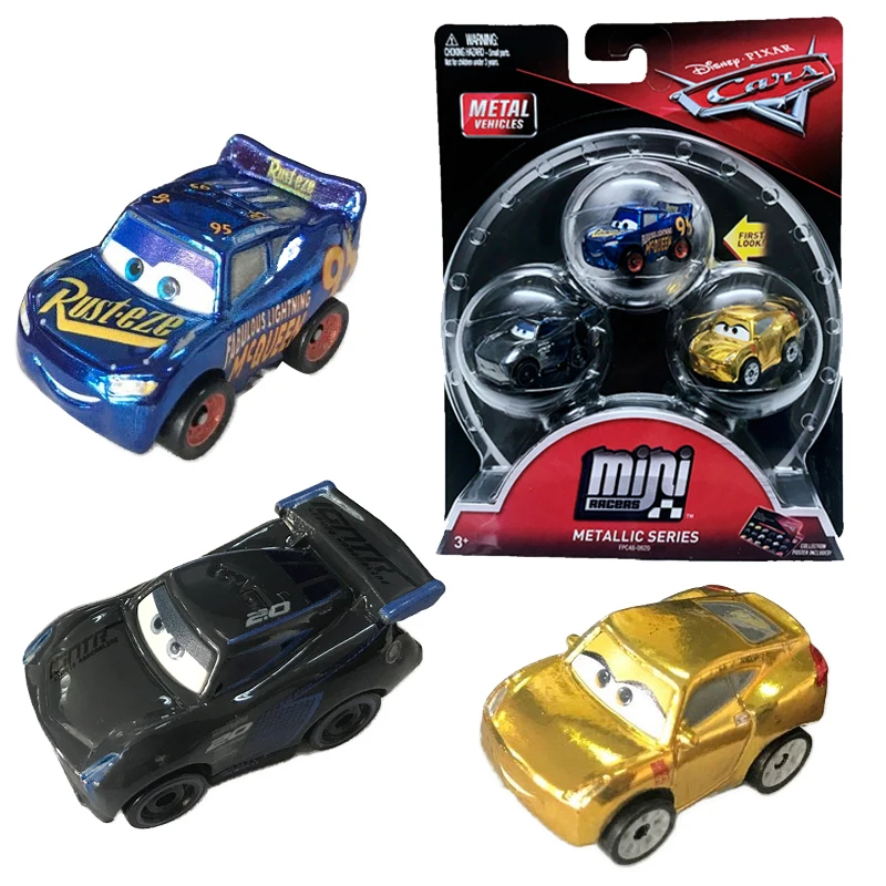 Мини-машинки Disney Pixar Джексон Круз Молния Маккуин Литые металлические модели
