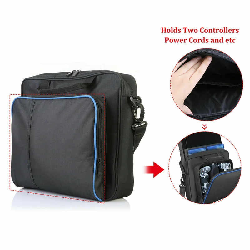 Портативная защитная сумка через плечо для PS4/PS4 PRO тонкая хранения игровой