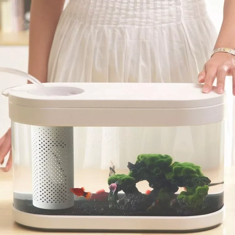 Aqua Farm Xiaomi descriptive geometry amphibious fish tank (white) | Дом и сад