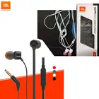 Оригинальные JBL T110 3,5 мм проводные наушники, стерео музыка, глубокие басы, наушники, Спортивная гарнитура, линейный контроль, Handsfree с микрофоном