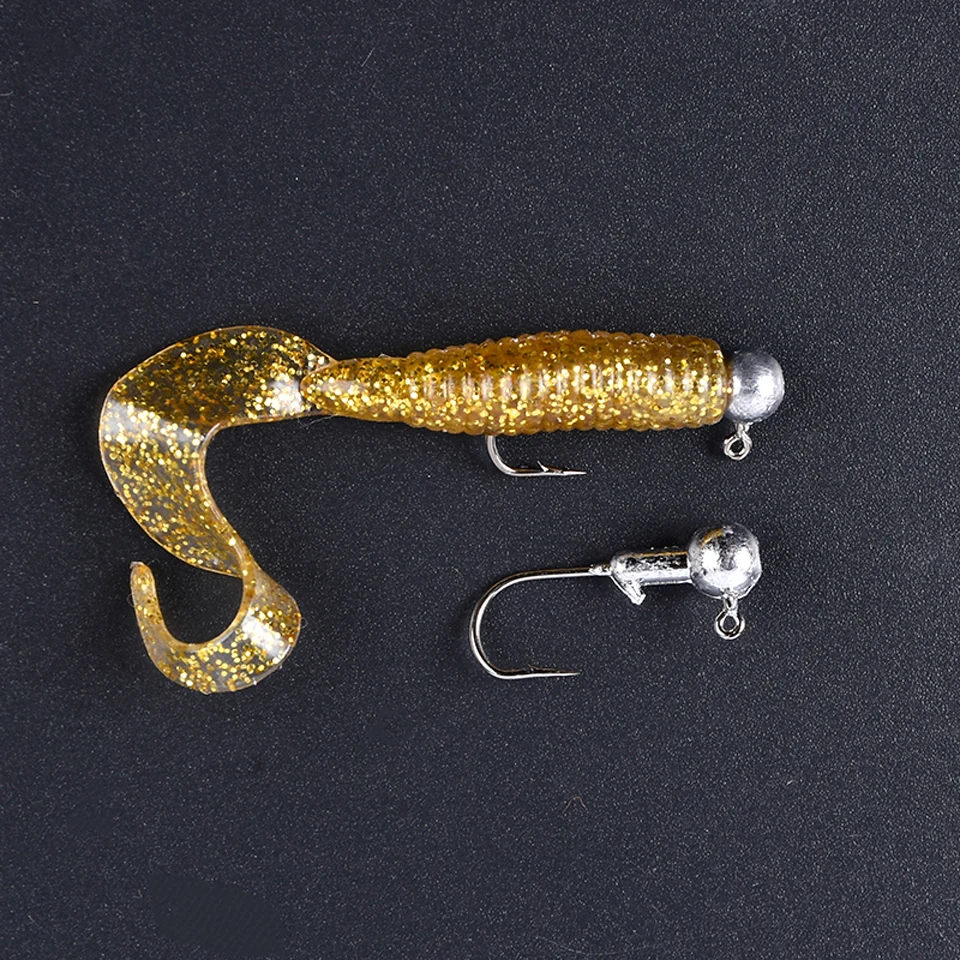 

50PCS Lead Head Barbed Hook 1.5g/2g/3.5g/5g/7g/10g/14g Jig Bait Hooks For Soft Lure Fishing Tackle Anzuelos De Pesca Accessories