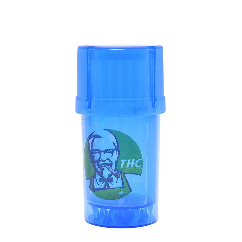 Пластиковая шлифовальная машина 3 слойная для табачных трав 90х40 мм с табак Чехол