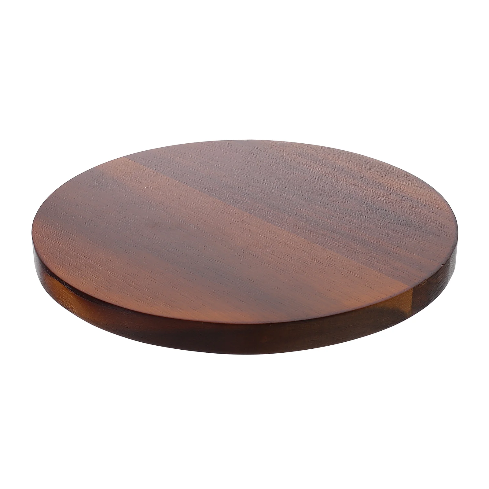 

1Pc Wooden Cake Stand Revolving Cake Table Practical Baking Supply (Wood Color)