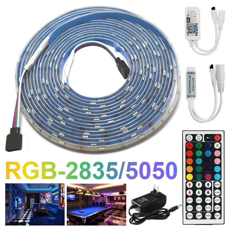 

LED Strip Lights Bluetooth WiFi Luces DC12V Led SMD2835 RGB5050 Flexible Remote Control Lighting Waterproof Tape Diode 5M10M15M