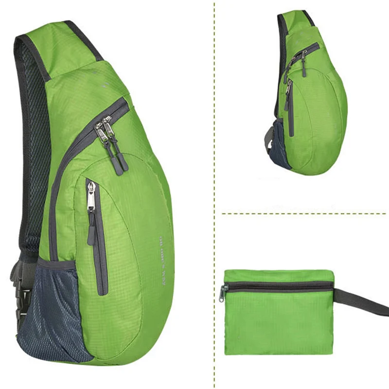 сумка через плечо мужская Crossbody Bag Men Chest Bags Foldable Waterproof Shoulder Bag Daily Travel Backpack сумка раскладная