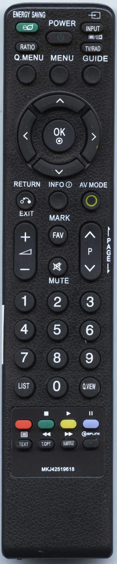 Пульт HUAYU для телевизора LG 37LH5000