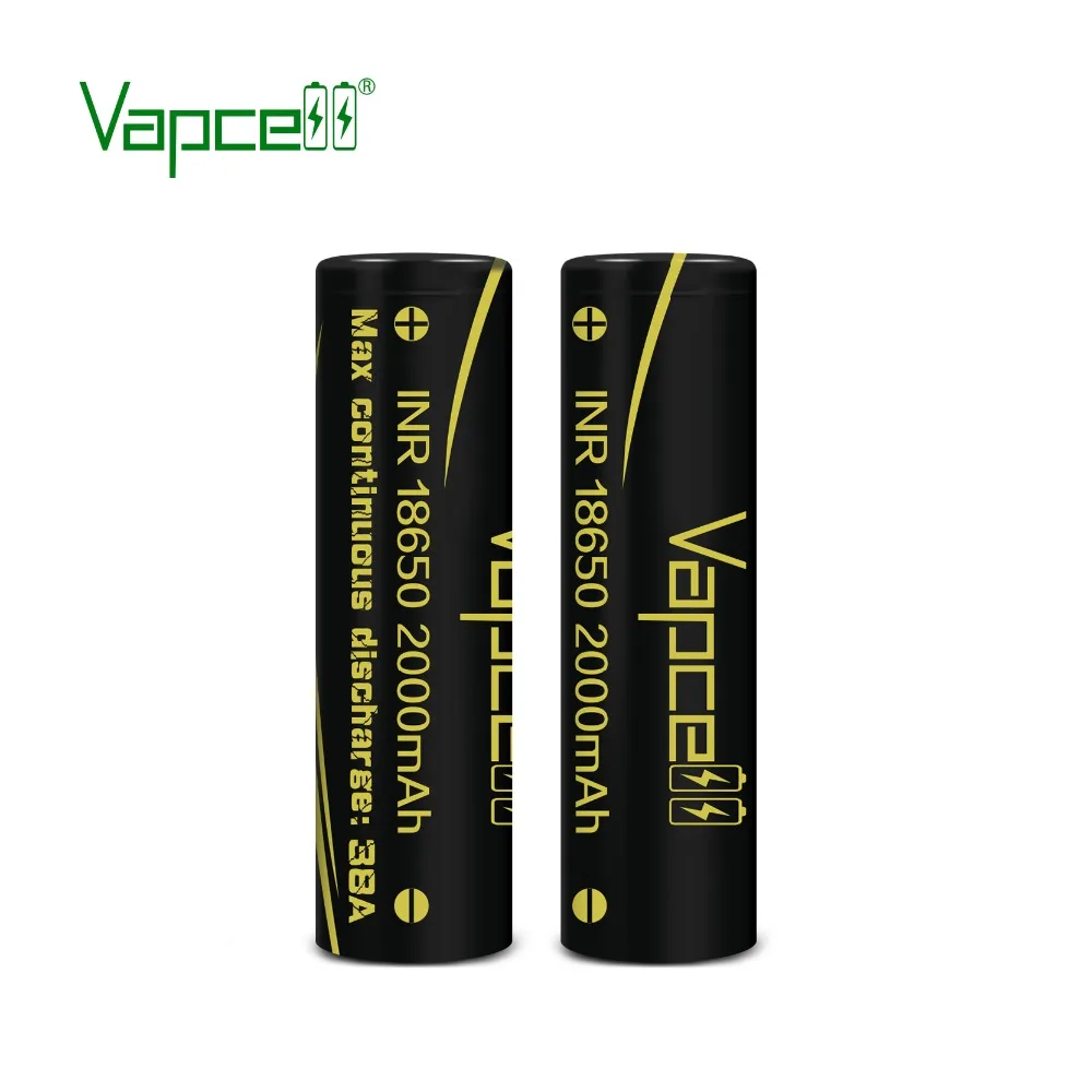vapcell 18650 2000mah 38A литий-ионный аккумулятор 3,7 v равный VTC5A крутой, чем HB6 лучший выбор для фонарика/элемента электроинструмента