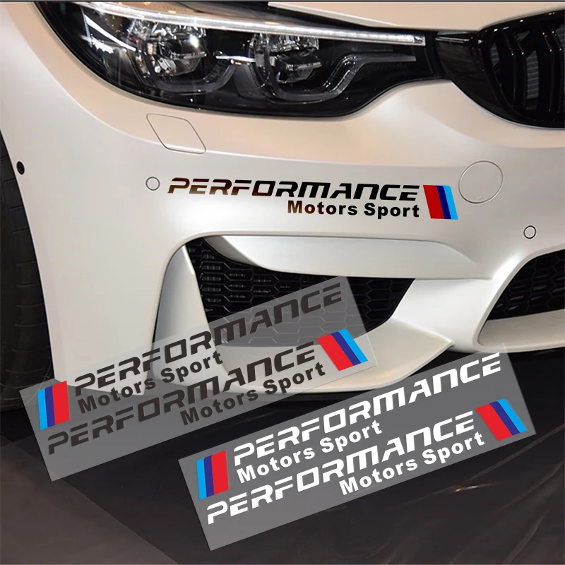 

2pcs Performance Motorsport Car Body Sticker for BMW M 1 3 4 5 6 7 E Z X M3 M5 M6 E39 E46 E30 E28 E91 E92 Car Accessories