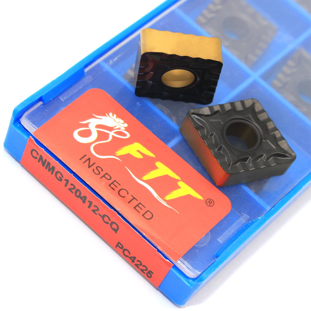 10 шт. Внешние резцы из карбида сменных пластин CNMG120412 CQ PC4225 высокого качества для токарного станка с ЧПУ.