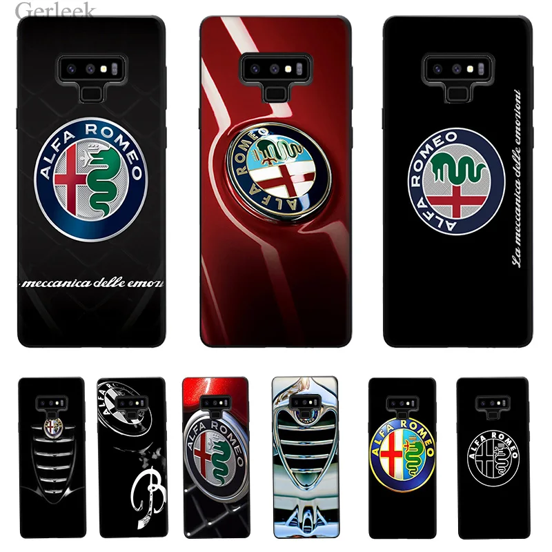 Чехол из ТПУ с логотипом Desxz Alfa Romeo для samsung Galaxy A5 A6 A7 A8 A9 A10 A30 A40 A50 A70|Чехлы-накладки| |