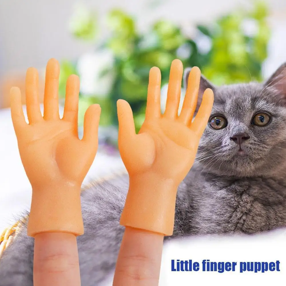 

Montessori Funny Simulation Left Right Mini Hands Finger Sleeve Toy Puppets Toys Interesting Finger Gifts Hallowe Novelty Childr