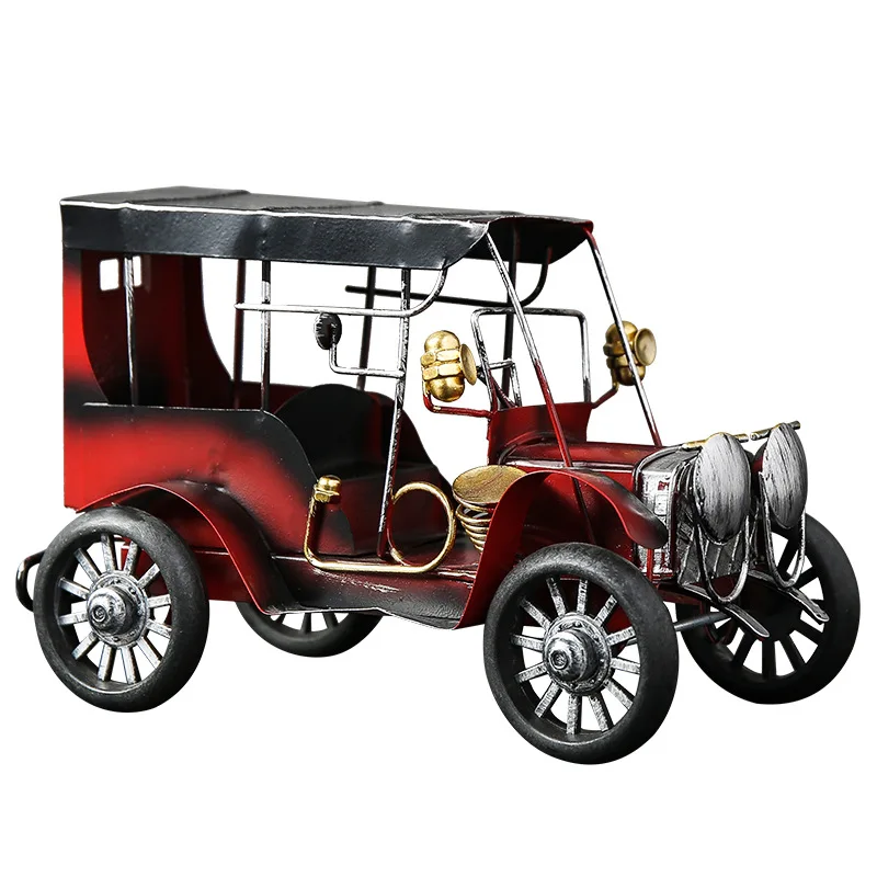 

Nordic creative retro style car old car model decoration, office desktop, home, living room, wine cabinet decoration