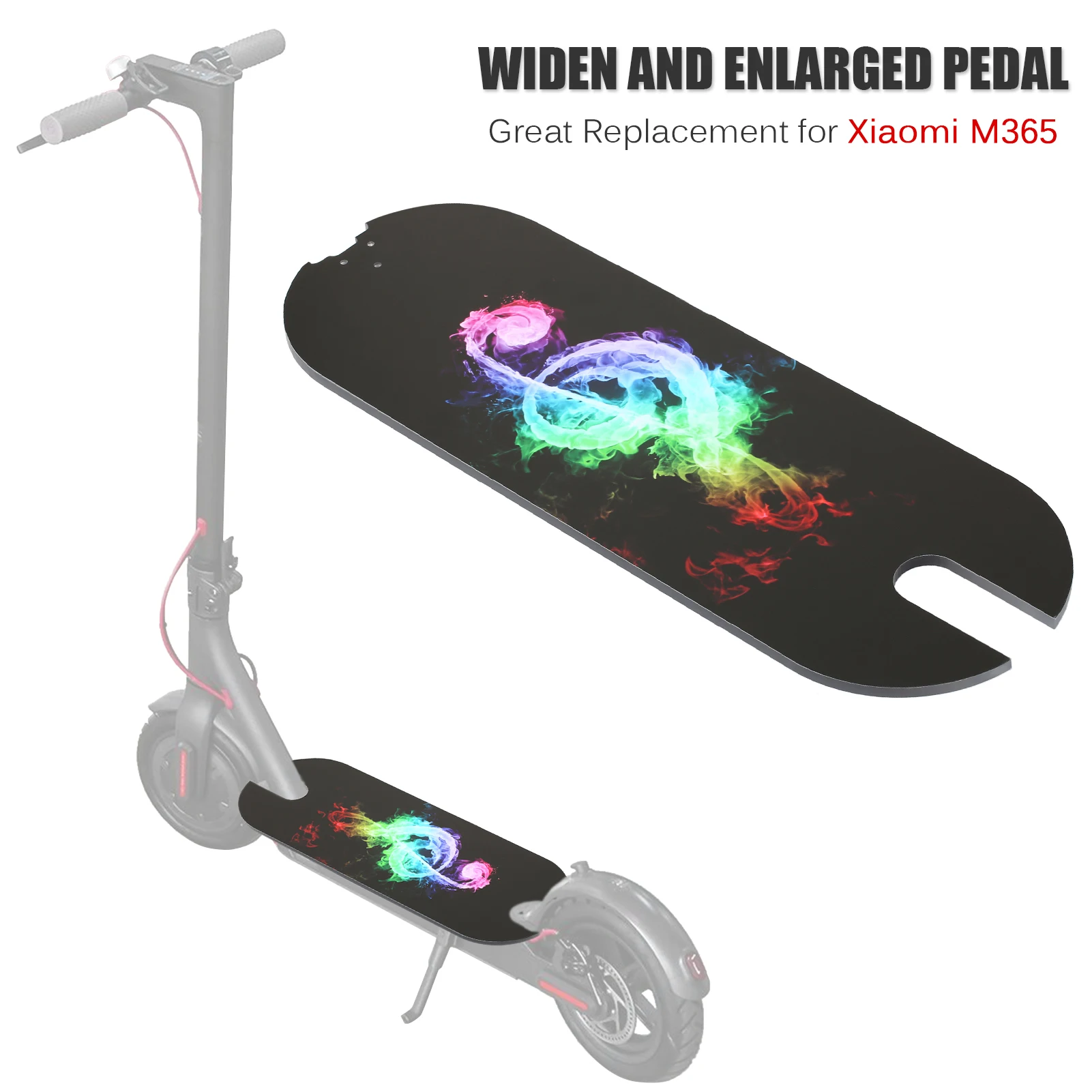 

Ножная педаль для скутера, нескользящая Нижняя пластина, запасные аксессуары для электрического скутера Xiaomi M365, набор аксессуаров