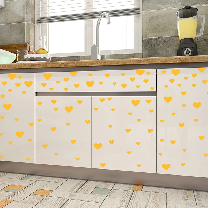 Виниловые наклейки на стену в форме сердца для детской комнаты маленькой девочки