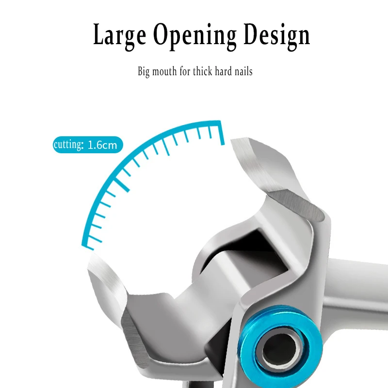 Stainless Steel Nail Clipper Cutter Dead Skin Removal Cutter Nail Cuticle Toenail Trimmer Scissor Nails Pedicure Manicure Tools