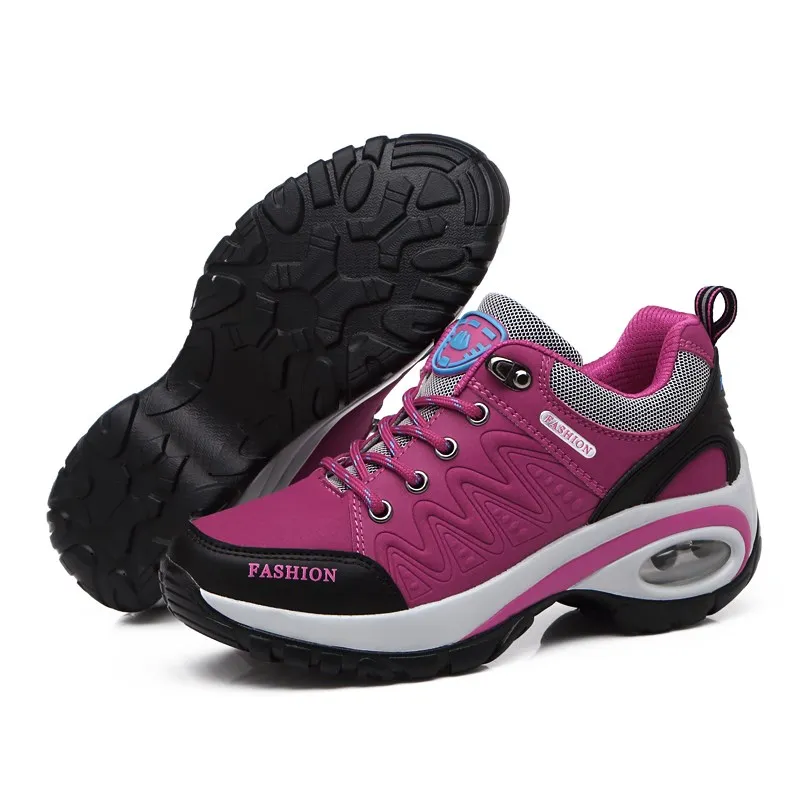 

Sneakers Women 2021 Air Cushion Athletic Running Shoes Outdoor Walking Breathable Sport Shoes Hight Platform Casual Shoe Lace Up