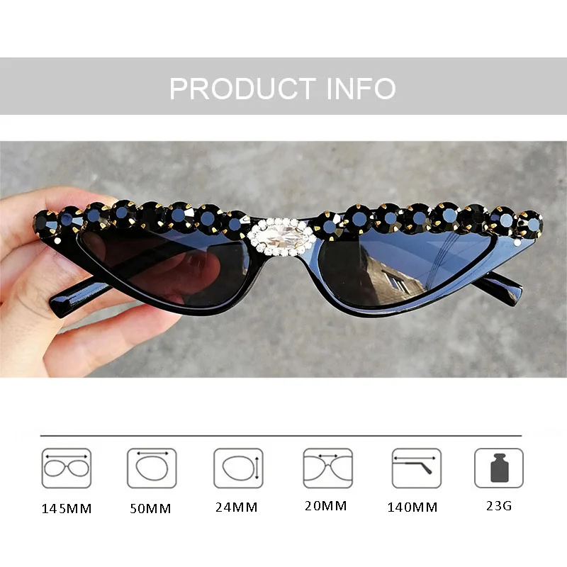 Super Cateyes, винтажные, вдохновленные, модные, с высоким заостренным носком, кошачий глаз, солнцезащитные очки, стразы, блестящие, Кристальные, солнцезащитные очки «кошачий глаз»
