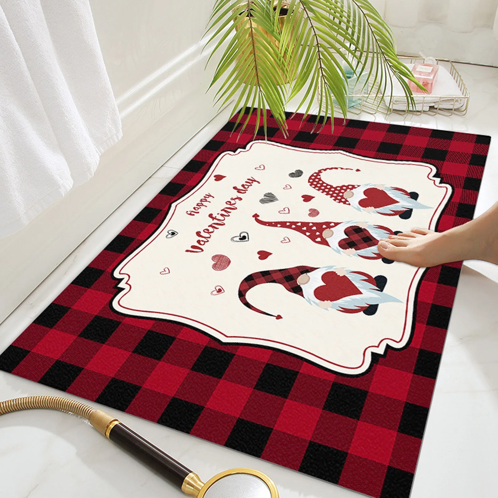 

Valentine's Day Welcome Doormats Home Carpets Decor Carpet Living Room Carpet Outdoor Entrance Carpet Mats New Hot Sale 2021#30
