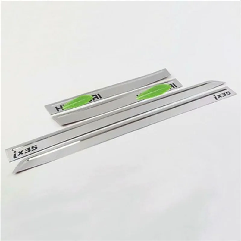 

Car styling for 2018-2019 Hyundai ix35 Stainless Steel car body side moldings side door decoration Automobile modeling