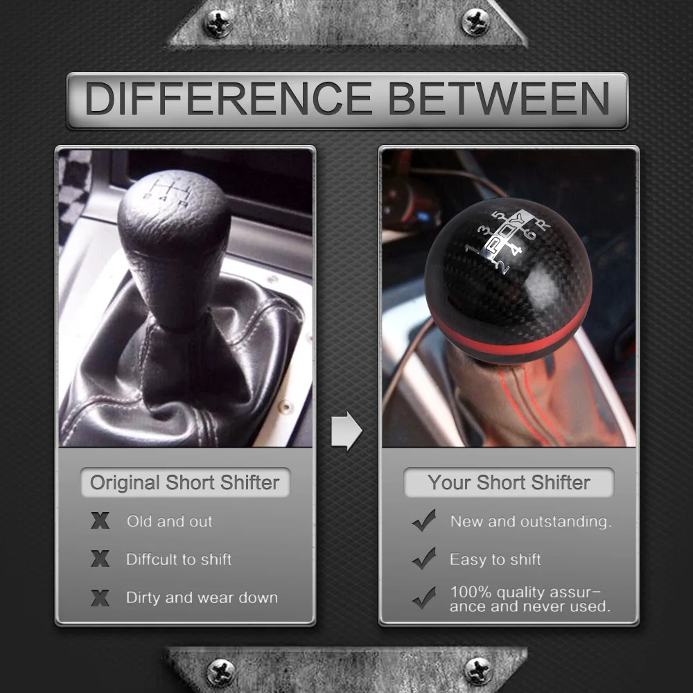 Универсальная ручка переключения передач из натурального углеродного волокна