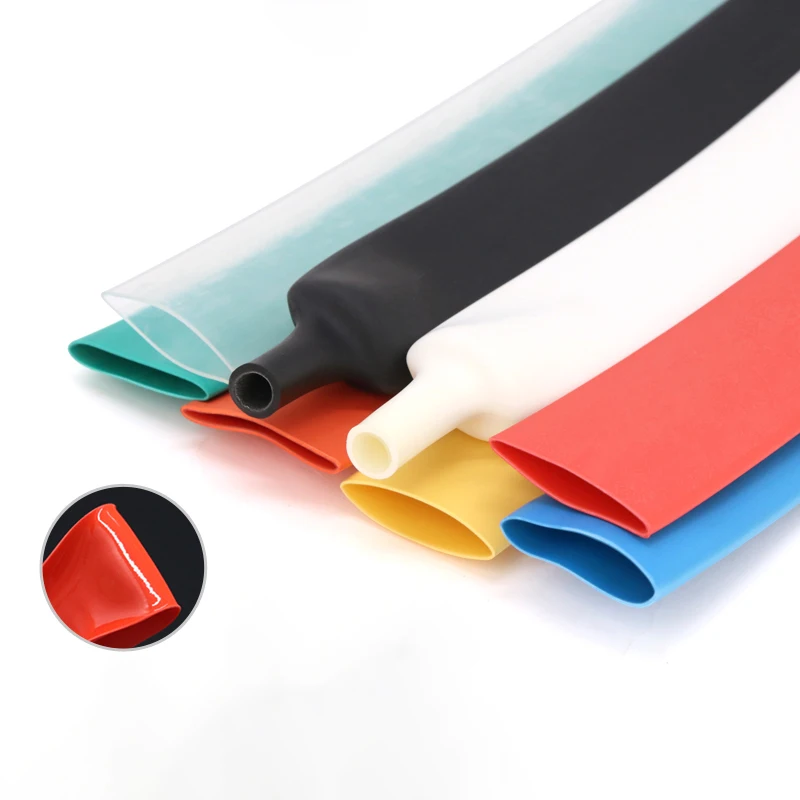 

Multicolor Double Wall Heat Shrinkable Tube With Glue Φ12.7mm 15.4mm Insulated Sleeving Tubing 3:1 Shrink