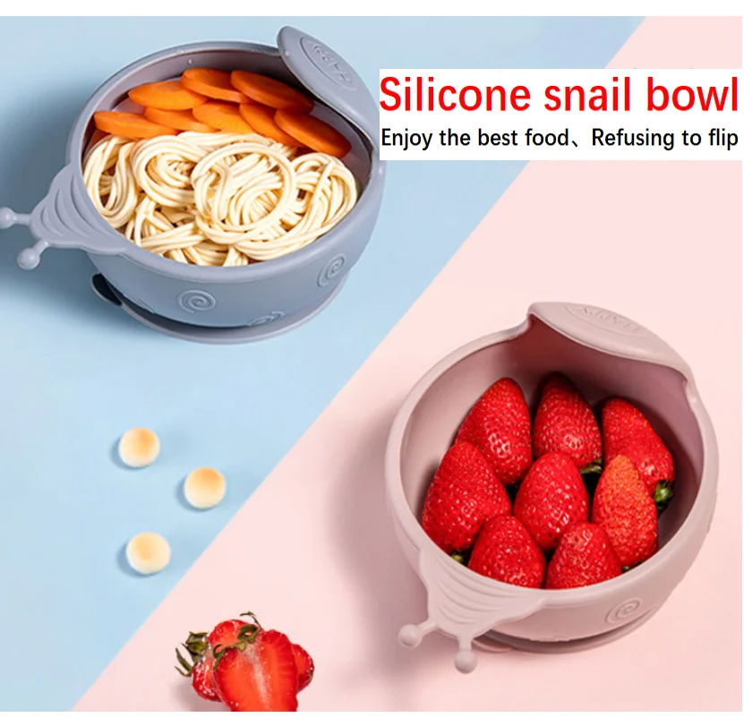 

6PCS/Set Baby Feeding Tableware BPA Free Food Grade Silicone Bowl Bib Placemat Fork Spoon Feeding Cup Set Baby Supplies for Kids