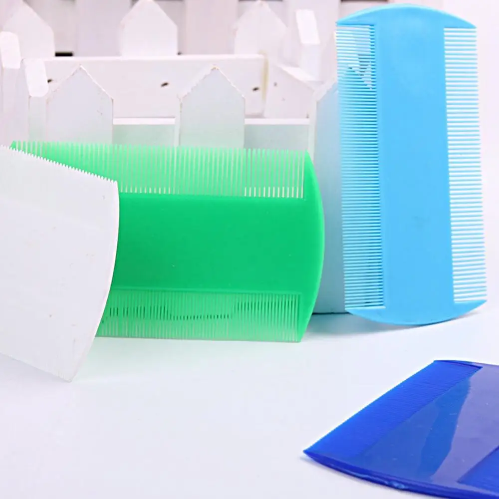 1 шт. двухсторонние гребни для волос с мелкой зубной головкой вшей детей домашних