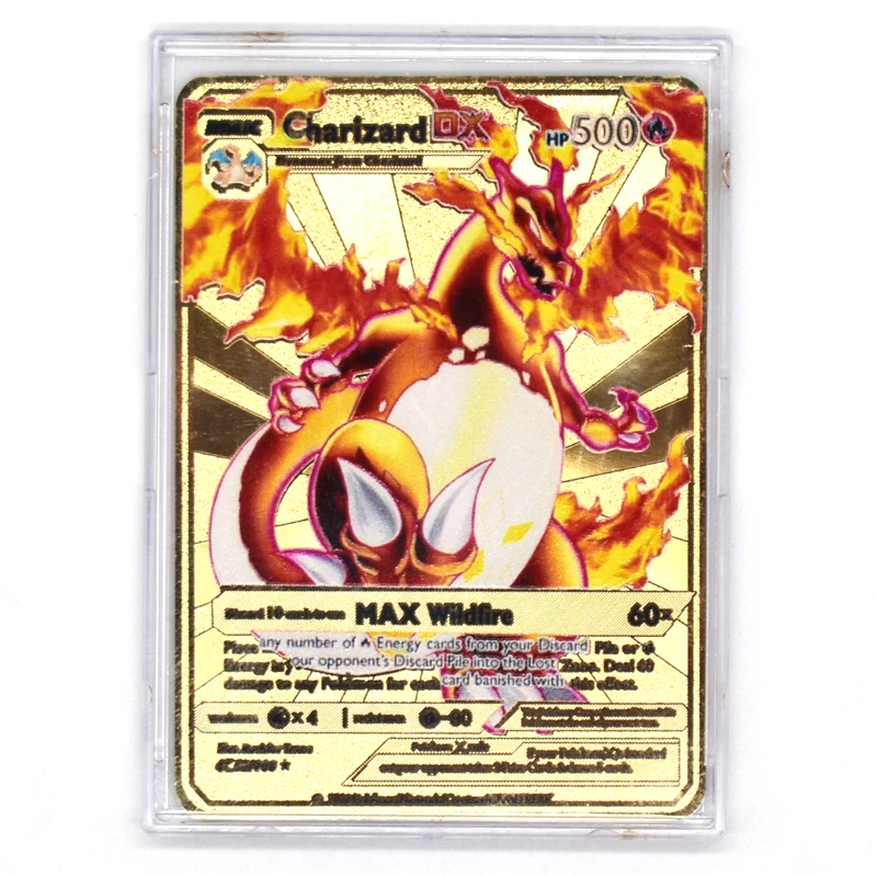 

Pokemons Cards Vmax Anime TCG Charizard Battle Transparent Hard Shell Card Holder Hobbies Hobby Collectibles GameCollection Kids