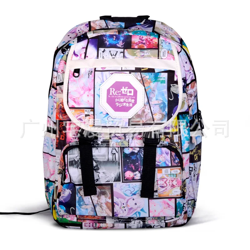 Слитный рюкзак с героями мультфильмов аниме школьный ранец принтом Токийский