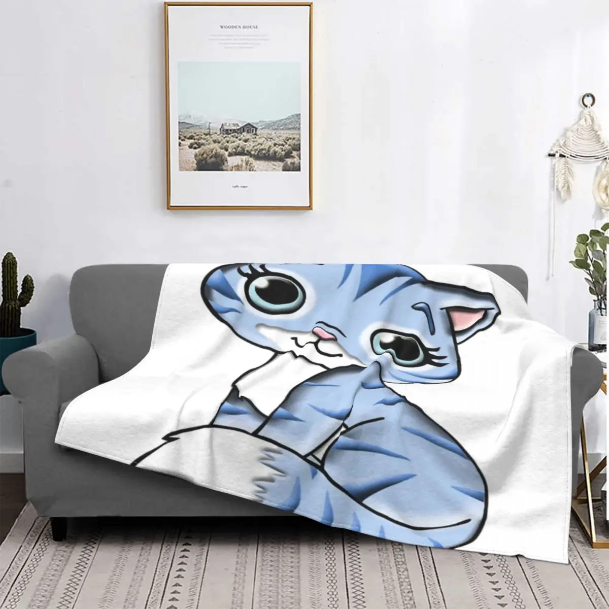 

Картинка с надписью «Art artскатco de gato», с капюшоном