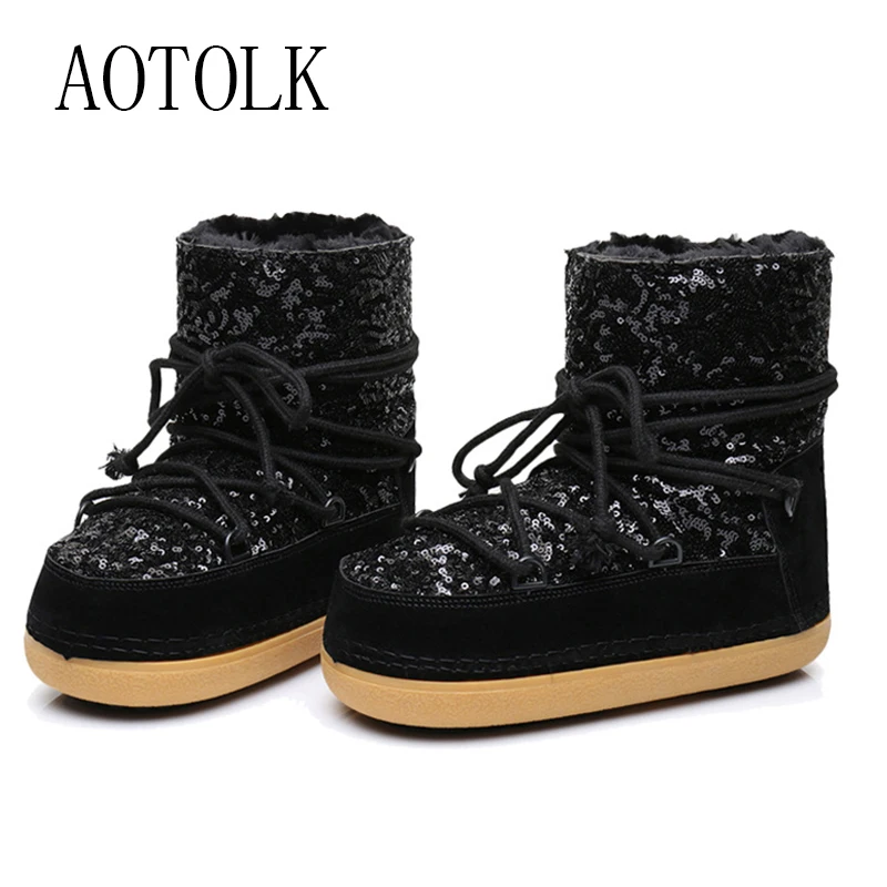 Фирменные теплые женские зимние ботильоны на теплом меху Женские туфли