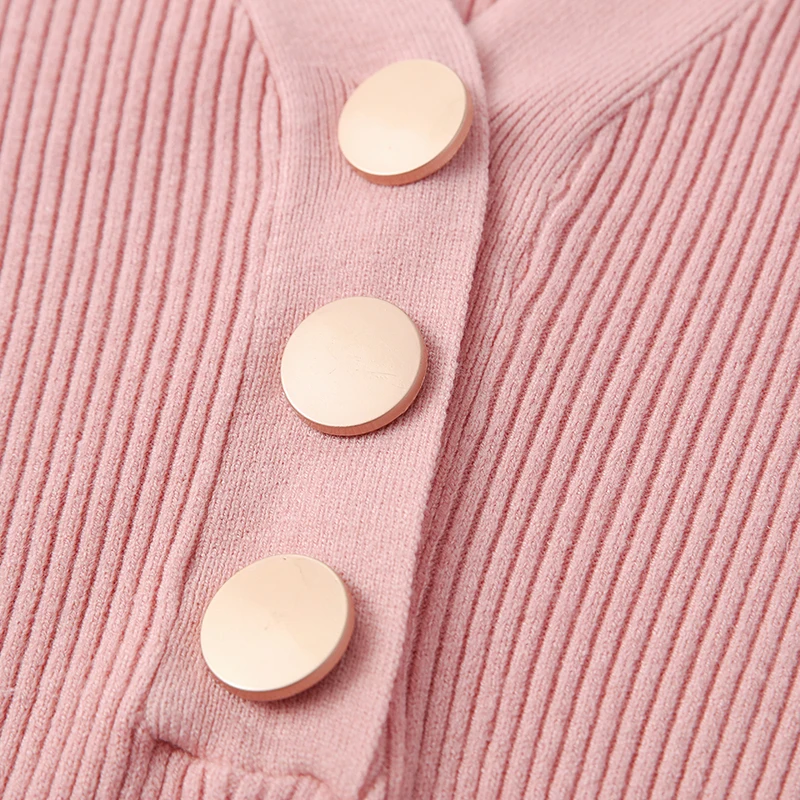2019 Button Turtleneck Autumn Winter Women Knitted Casual Soft Polo-neck Slim Femme Elasticity Jumper Sweater Female Pullovers | Женская