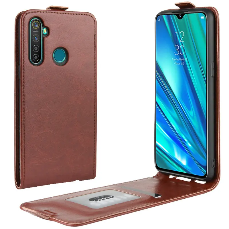 Кожаный чехол книжка в стиле ретро для Oppo Realme 5 Pro RMX1971|Чехлы-портмоне| |