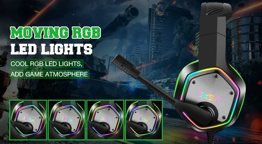 wired headset gamer pc para ps4 com