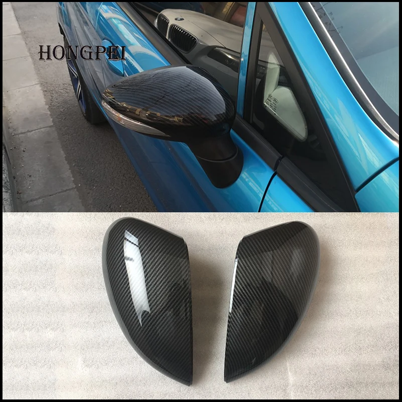 

Car Styling Door Side Wing Rearview Mirror Cover Trim For Ford Fiesta MK7 2008-2017 Auto Accessories