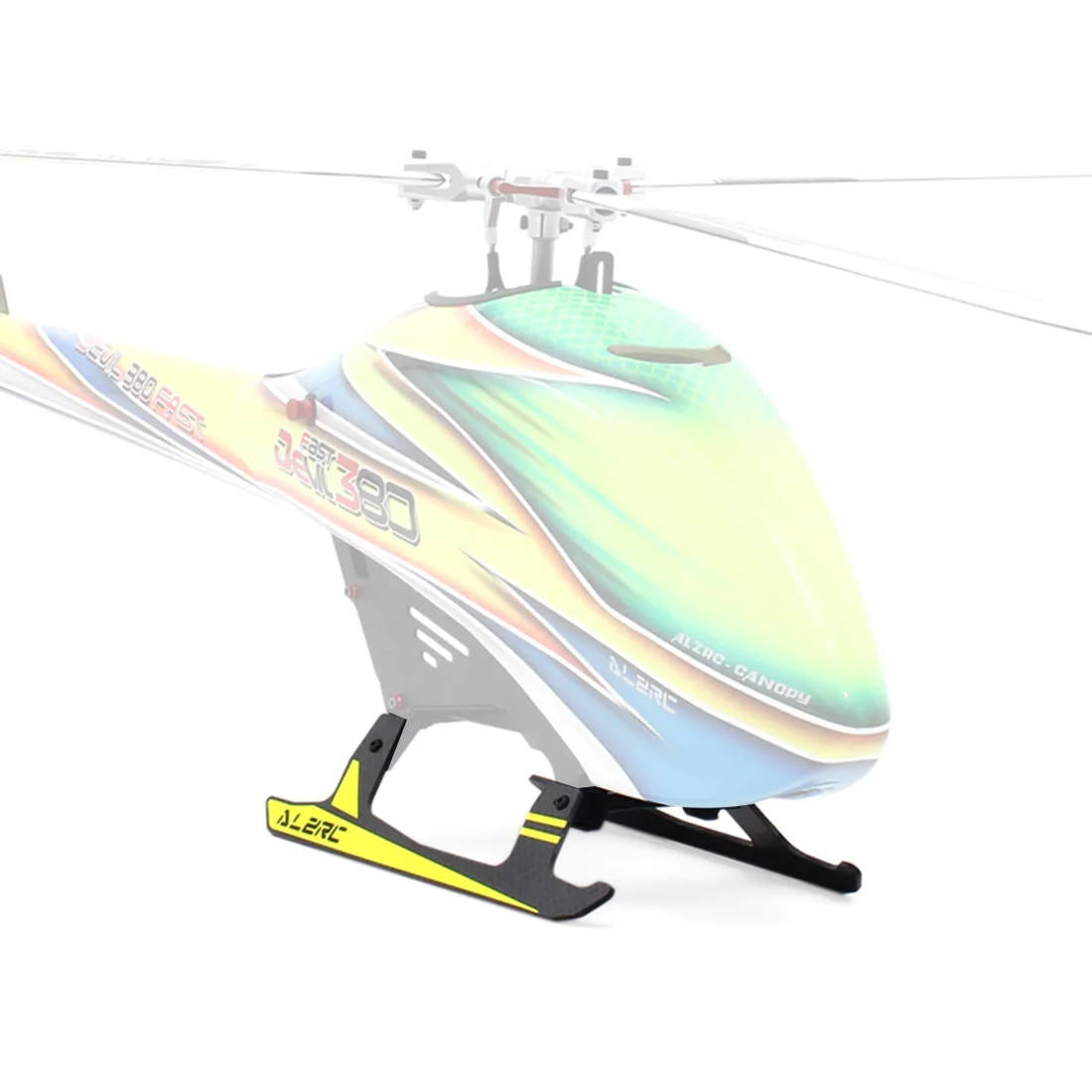 ALZRC Devil 380 Быстрый посадочный комплект скольжения из углеродного волокна для