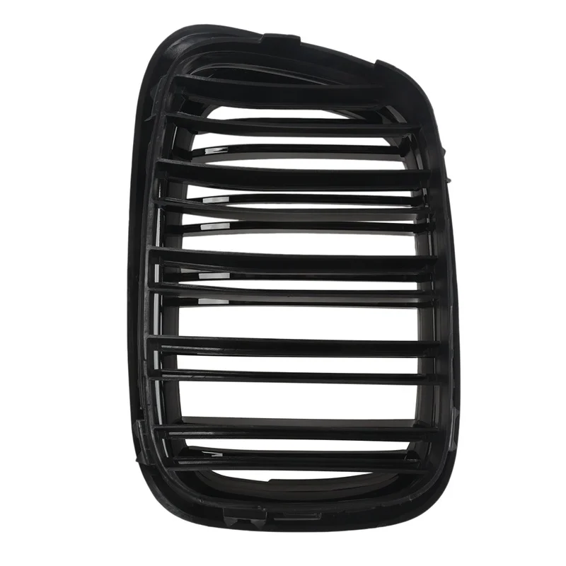 

Glossy Black Front Hood Kidney Grille Grill ABS Dual Line Compatible For bmw E39 5-Series 525 528 1995-2004 Front Bumper Grille