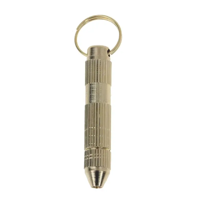 

4 in1 Mini Portable Golden Opener Screwdrivers Ear Pick Ear Cleaner Keychain Kit A69D