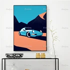 Porsche 964 автомобильная печать, постеры с масляной живописью и принты на холсте, Настенная картина для гостиной, Куадрос, домашний декор, уникальный подарок