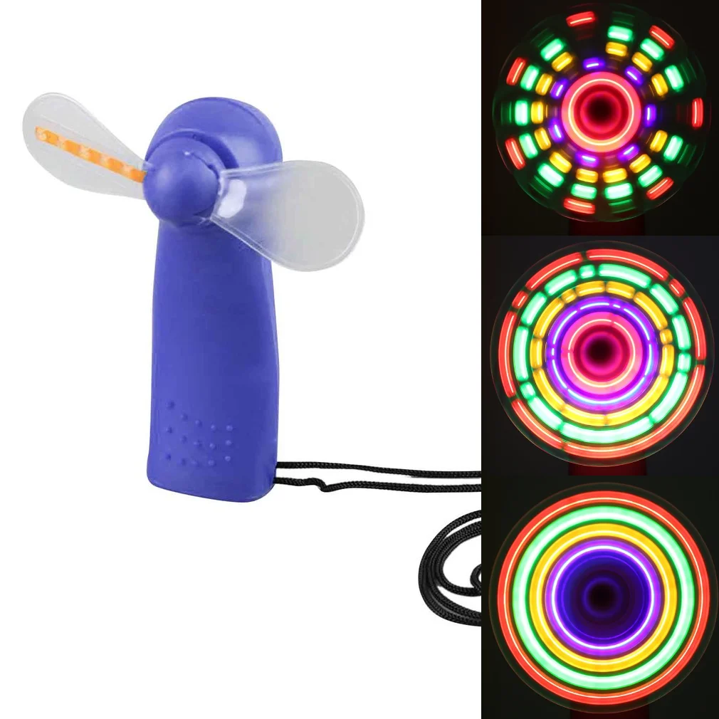 Мини Air Cool Fan Matrix Карманный вентилятор охлаждения ручной с светодиодный
