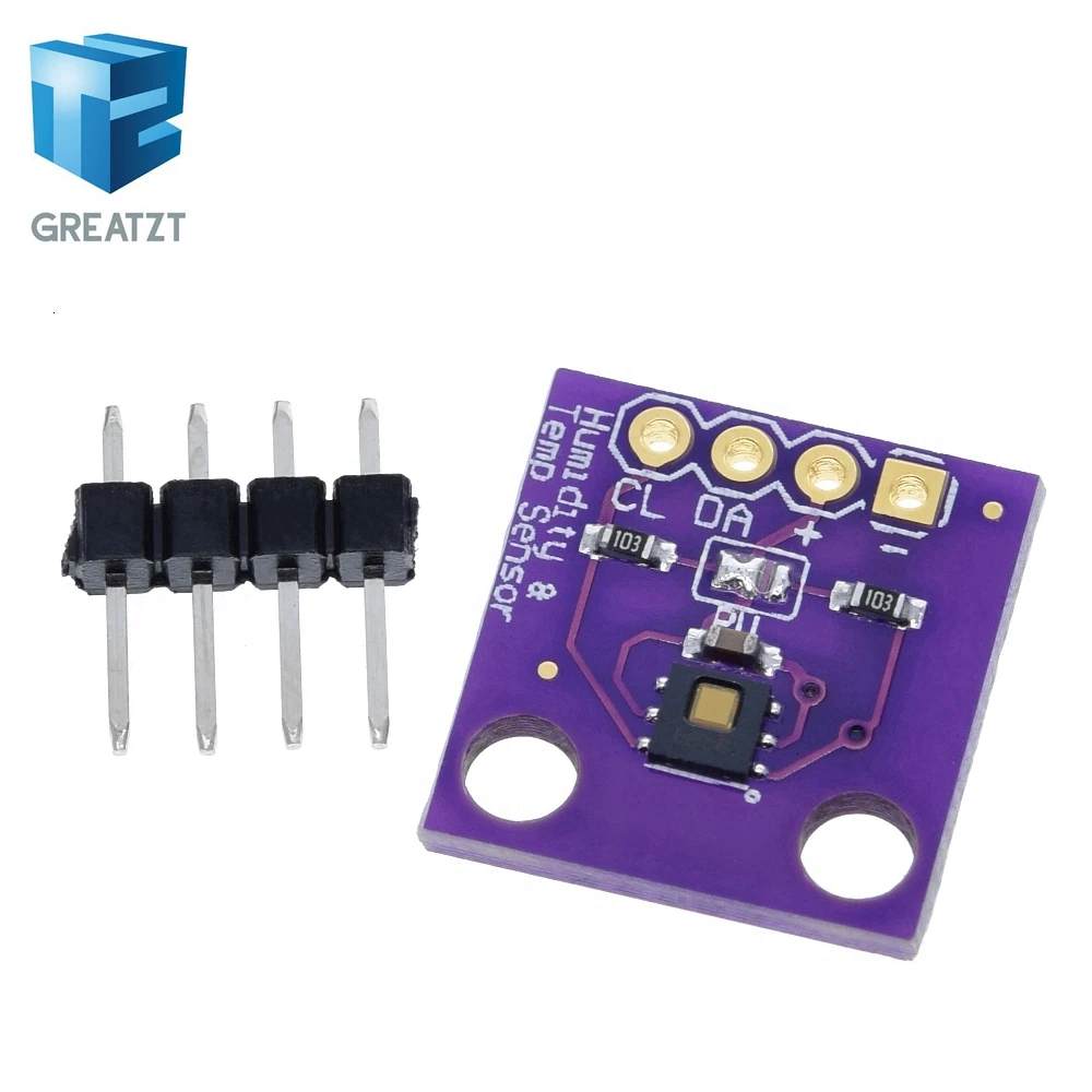 GREATZT HDC1080 Модуль Низкая Мощность GY-213V-HDC1080 Высокая точность цифровой влажности