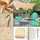 Солнцезащитный козырек наружные навесы, водонепроницаемый, для сада, тент от солнца, Пляжная палатка, навес для кемпинга ярдов, паруса, бассейн, навес от солнца