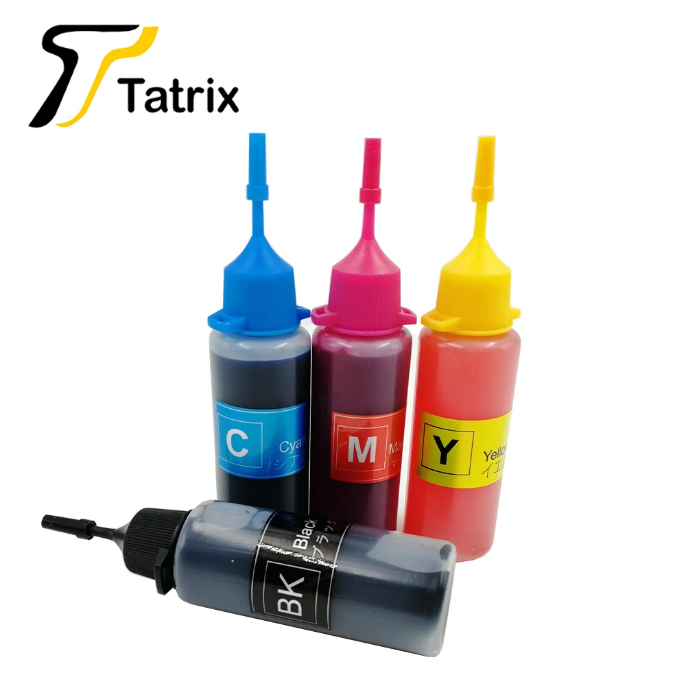 Tatrix High quality universal REFILL INK 4 color suit for Eposn Canon HP Brother printer .Free shippping | Компьютеры и офис
