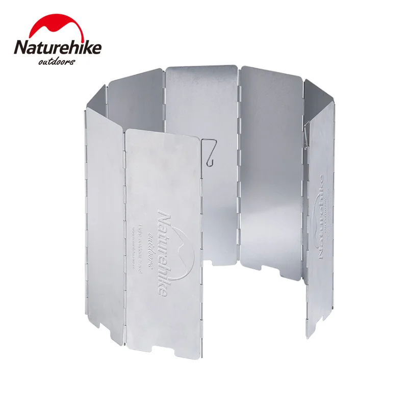 Naturhike портативный складной 8 тарелок плита газовая ветрозащитный экран Открытый