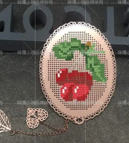 TT Girls DIY ремесло Стич вышивки крестом металлическая Закладка серебро Золотой Рукоделие Вышивка ремесла счетный крест-строчка Kit-6TH - Цвет: JS063