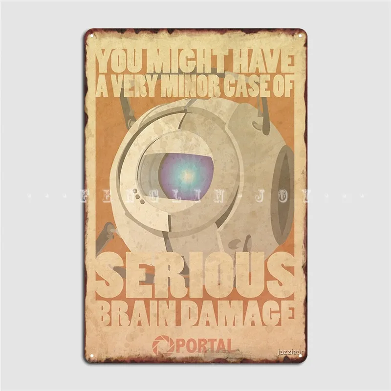 Рекламный постер в виде портала пэтли металлическая настенная роспись Настенная