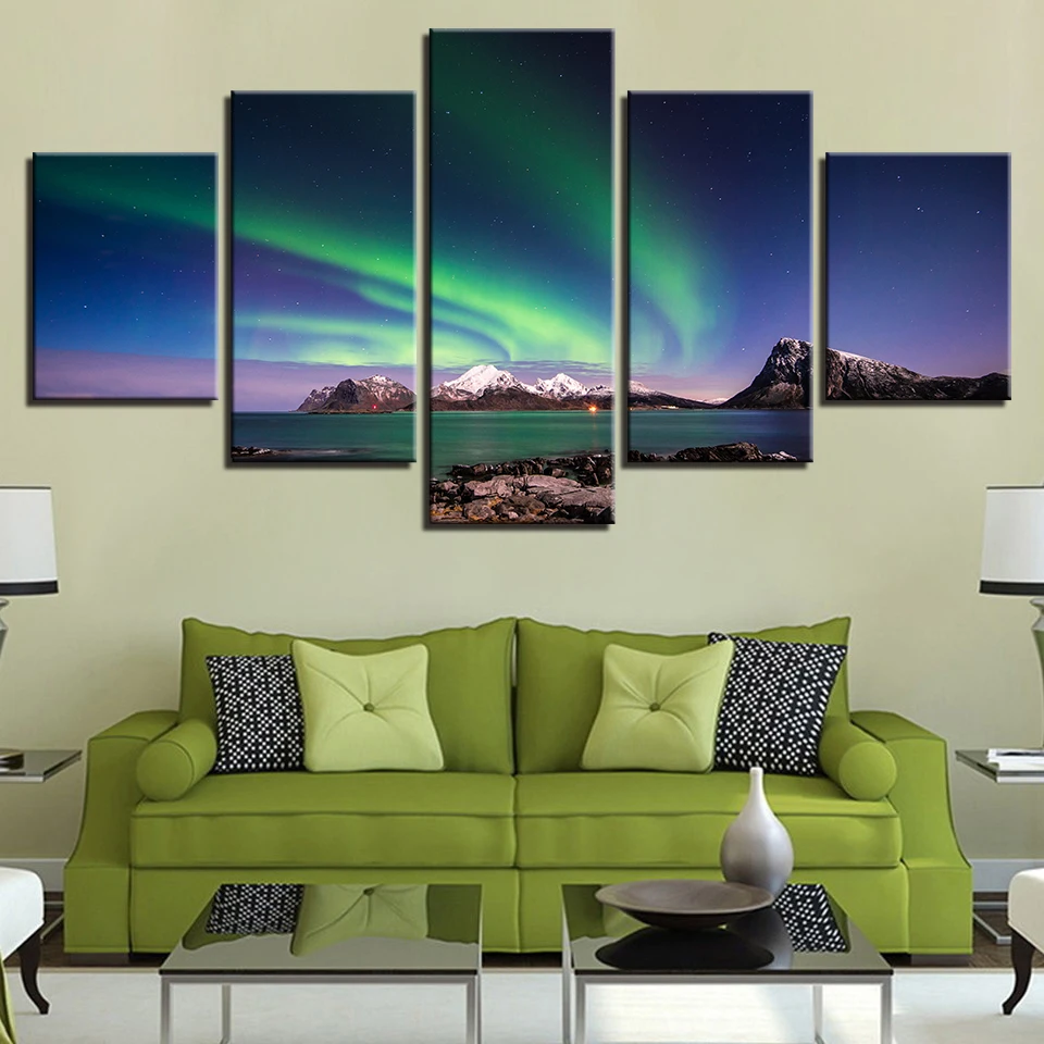 Холст настенные художественные картины рамки гостиная ПЕЧАТЬ Плакаты 5 шт.