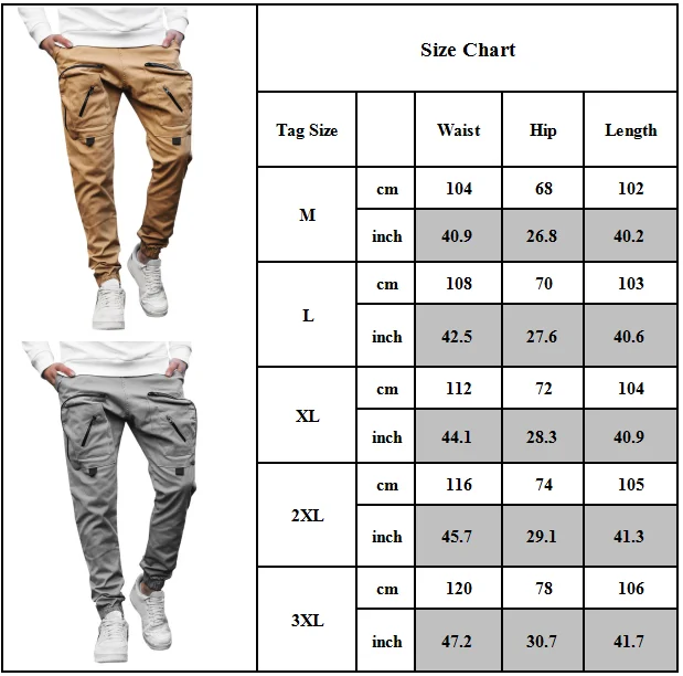 

Men's Pants Summer Men Cargo Combat Casual Trousers Outdoor Hombre Fashion Gront Zipper Pockets Decor Men Pants 2021