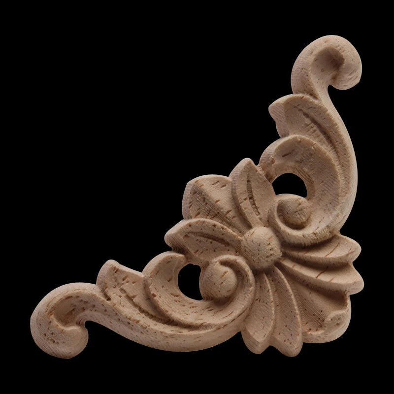 Деревянная аппликация Onlay деревянная наклейка современное декоративное